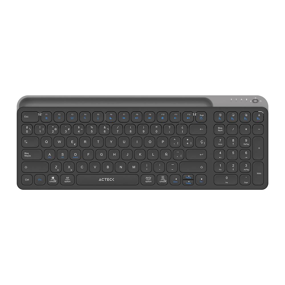 Teclado Inalámbrico Multidispositivos INSPIRE TREK TI747 AC-940108 Acteck Elite Series Bluetooth 5.1 - Dongle 2.4 MHz Teclado Inalámbrico Multidispositivos INSPIRE TREK TI747 AC-940108 Acteck Elite Series Bluetooth 5.1 - Dongle 2.4 MHz